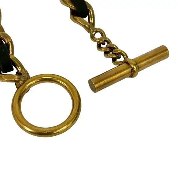 Chanel Bracelet Gold And Leather Black #228980C99B - Picture 3 of 5